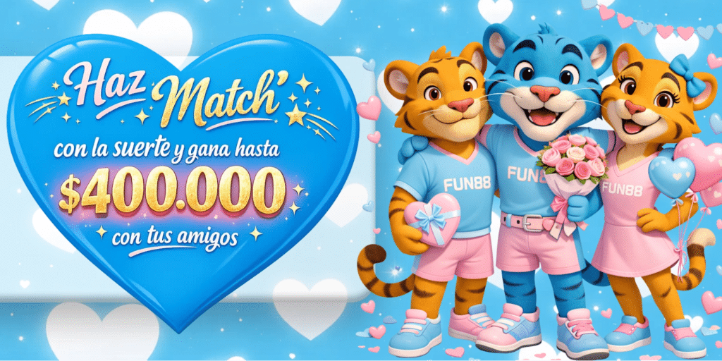 Haz Match con la suerte y gana hasta $400.000
