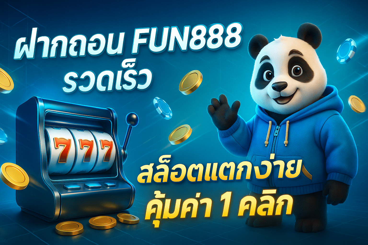 ฝากถอน fun888 รวดเร็ว
